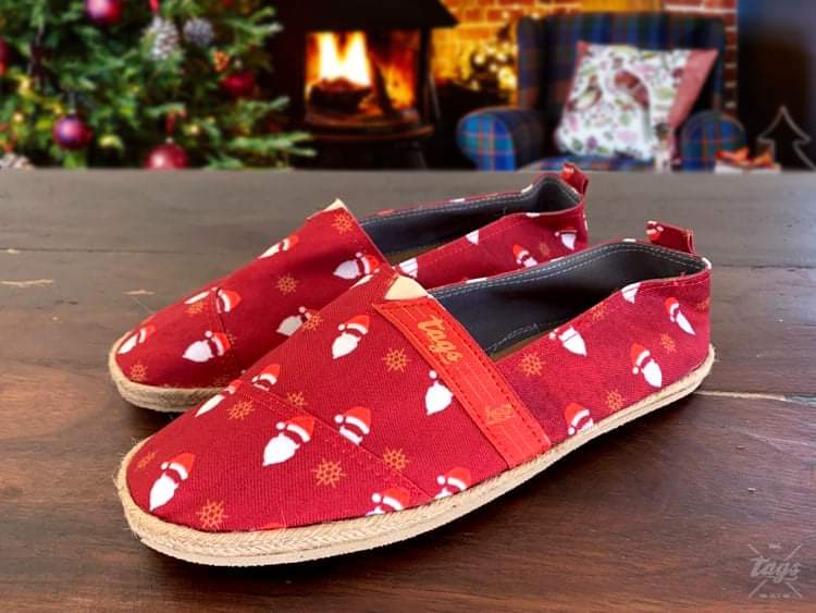 Kinder-Espadrilles SANTA CLAUS