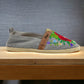Espadrilles, bestickt PUNTO DE CRUZ - GRIS