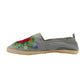 Espadrilles, bestickt PUNTO DE CRUZ - GRIS